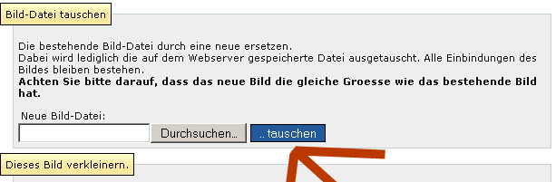 Bildertauschen kleines Bild