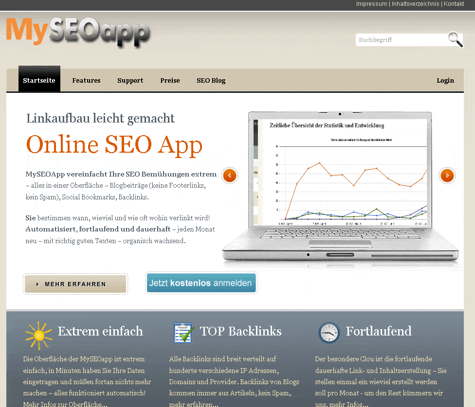 MySEOapp Website