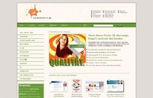 Werbetexterin.de - Umsetzung eines gelieferten Grafikdesigns Werbetexterin.de - Umsetzung eines gelieferten Grafikdesigns