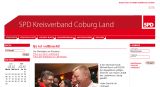Screenshot von: SPD Kreisverband Coburg Land