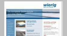 Screenshot von: Wierig Dach und Fassade GmbH