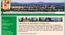 Screenshot von: Stadt Gehren im Thüringer Wald