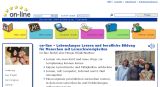 Screenshot von: Internetseiten des Lernportals on-line