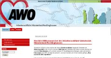 Screenshot von: Arbeiterwohlfahrt Unterbezirk Münsterland-Recklinghausen