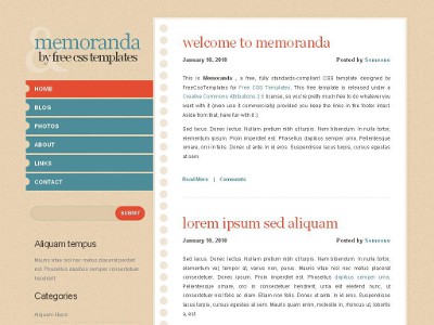 Template Memoranda Small