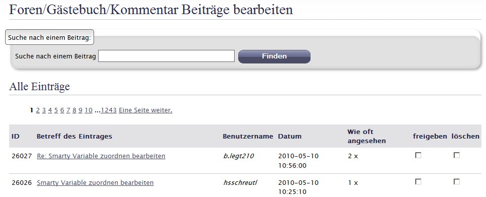 Nachrichten bearbeiten Neu